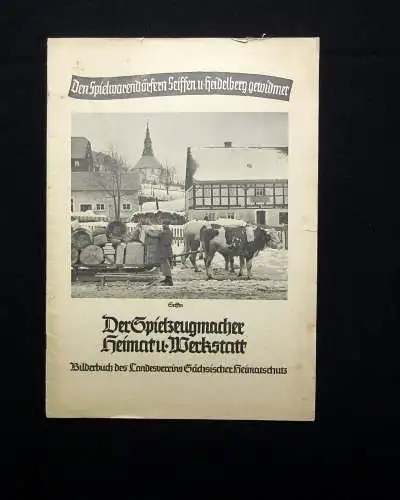 Der Spielzeugmacher Heimat+Werkstatt Bilderbuch d. Sächsischen Heimatschutz 1930