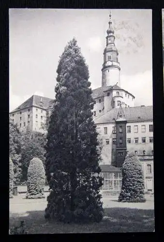 Weesenstein 10 Ansichtskarten von Schloß und Park Lichtdrucktafeln im Umschlag