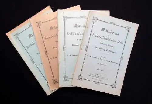 Mitteilungen des Nordböhmischen Exkursions-Klubs Heft  1-4 1907 Geschichte