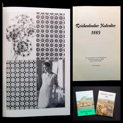 Reichenbacher Kalender 1985( 18.Jhg.) und 1987(20.Jhg.) Ortskunde Kalendarium