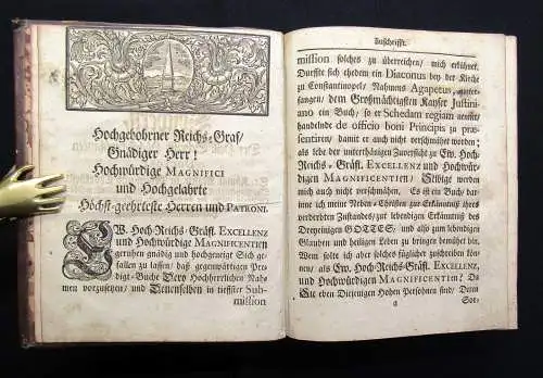 Hirschens  Gottfried Rohann Vom Herr gesegnete Amts-Arbeit 1746 Theologie