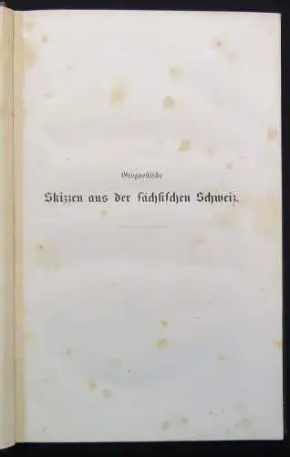 Gutbier Geognostische Skizzen aus der sächsischen Schweiz 1858 123 Abb. im Text