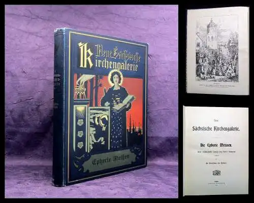 Buchwald Neue Sächsische Kirchengalerie Die Ephorie Meissen 1902 Theologie