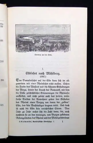 Schmidt Kursächsische Streifzüge 1924-30 Bde  1-7 komplett  Sachsen mb