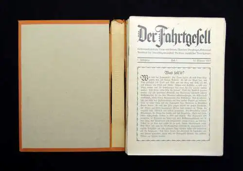 Rinke Der Fahrtgesell Halbmonatsschrift  Natur Heimat Hefte 1-21 komplett 1925