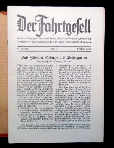 Rinke Der Fahrtgesell Halbmonatsschrift  Natur Heimat Hefte 1-21 komplett 1925