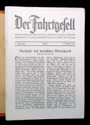 Rinke Der Fahrtgesell Halbmonatsschrift  Natur Heimat Hefte 1-21 komplett 1925