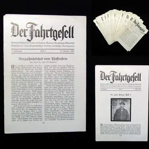 Rinke Der Fahrtgesell Halbmonatsschrift  Natur Heimat Hefte 1-24 komplett 1926