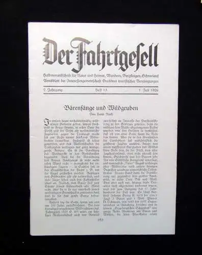 Rinke Der Fahrtgesell Halbmonatsschrift  Natur Heimat Hefte 1-24 komplett 1926