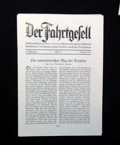 Rinke Der Fahrtgesell Halbmonatsschrift  Natur Heimat Hefte 1-24 komplett 1926