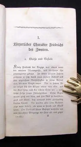 Charakteristik Friedrich des Zweiten, Königs von Preußen 1.Theil Einzelband 1798