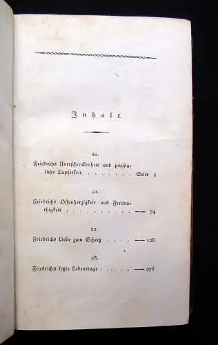 Charakteristik Friedrich des Zweiten, Königs von Preußen 3.Theil Einzelband 1798