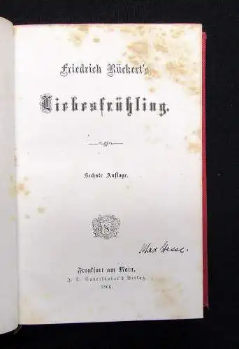 Konvolut 6 Bde. "Deutsche Dichtung" Gründerzeit um 1880 Goldschnitt dekorativ