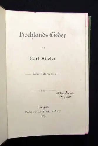 Konvolut 6 Bde. "Deutsche Dichtung" Gründerzeit um 1880 Goldschnitt dekorativ