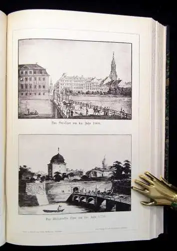 Lindau Geschichte der königl. Haupt- und Residenzstadt Dresden 1885 zahlr. Abb.