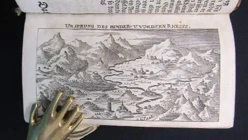 Beer Ausführliche und Grundrichtige Beschreibung Des ganzen Rheinstroms um 1685