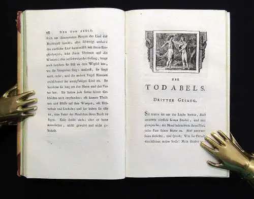 Gessner, Salomon Schriften. 5 Bände in 3.  1770 - 1772 Lyrik Literatur