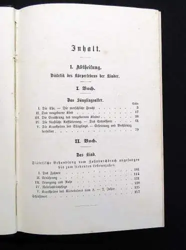 Herzog Das Kind. Anleitung zur rationellen physischen Erziehungsweise 1868