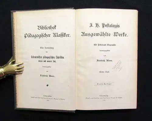 Bibliothek pädagogischer Klassiker 9 Bde.+3 Beigaben Mischaufl. 1888-1900 Lyrik