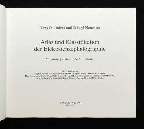 Lüders, Noachtar Atlas und Klassifikation der Elektroenzephalographie 1994