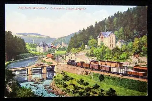 Nenke & Ostermaier Das Zschopautal im Sächsischen Erzgebirge 12 Postkarten 1920