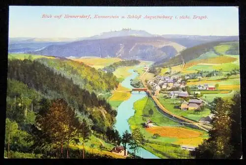 Nenke & Ostermaier Das Zschopautal im Sächsischen Erzgebirge 12 Postkarten 1920