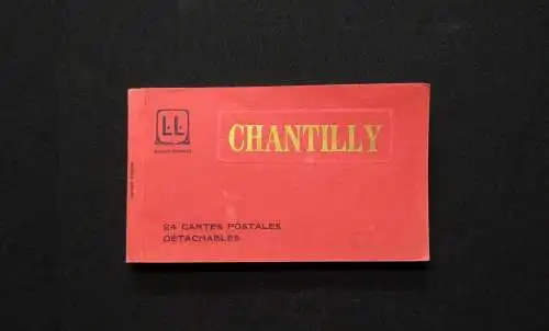 24 Cartes Postales Detachables Chantilly , 12 Postkarten von Chantilly um 1920