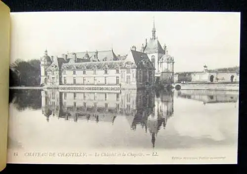 24 Cartes Postales Detachables Chantilly , 12 Postkarten von Chantilly um 1920