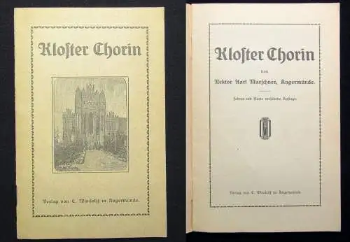 Marschner Karl, Kloster Chorin um 1900 Brandenburg Christentum Gotik Kultur