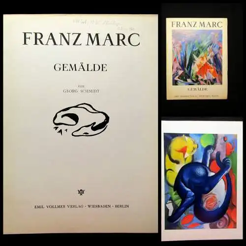 Schmidt Georg Franz Marc Gemälde Emil Vollmer Verlag um 1960 Kunst Künstler