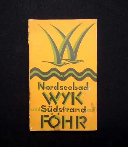 Nordseebad Wyk und Südstrand auf Föhr 1927 Ortskunde Urlaub Tourismusziele