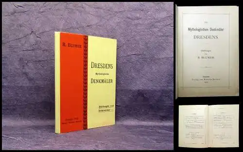 Blumer Die Mythologischen Denkmäler Dresdens 1902 Literatur Dichtungen Lyrik