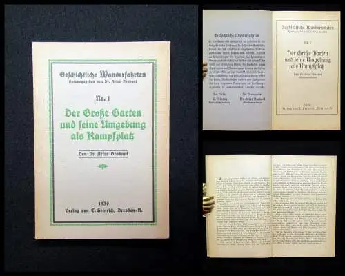 Brabant Geschichtliche Wanderfahrten Nr. 1 Der Große Garten 1930 Reiseführer