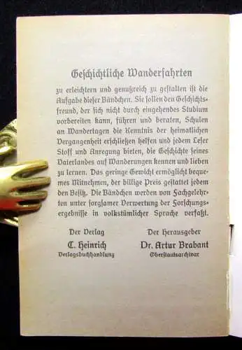 Großmann Geschichtliche Wanderfahrten Nr. 6 Albrechtschlösser Dresden 1930