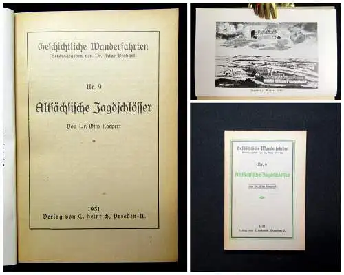 Koepert Geschichtliche Wanderfahrten Nr. 9 Altsächsische Jagdschlösser 1931