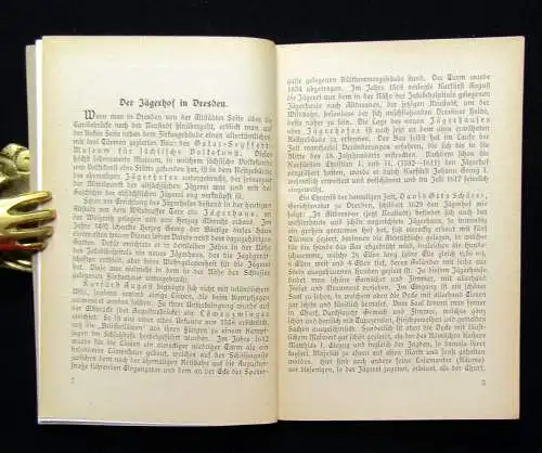 Koepert Geschichtliche Wanderfahrten Nr. 9 Altsächsische Jagdschlösser 1931