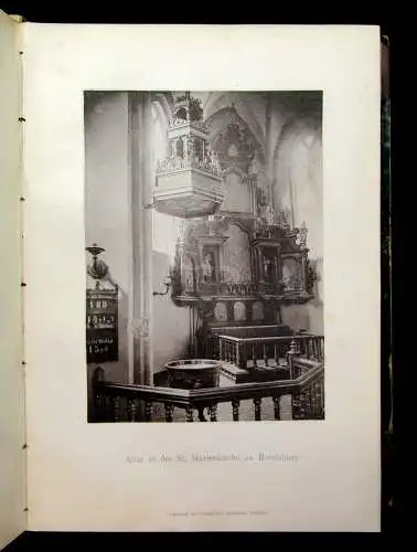 Haupt Die Bau-u Kunstdenkmäler der Provinz Schleswig-Holstein 2. Bd apart 1888