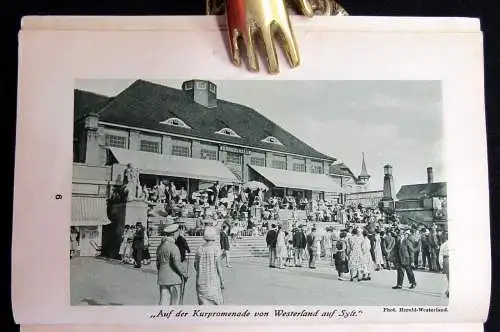 Die Nordseebäder Westerland und Wenningstedt auf der Insel Sylt 1927 Guide