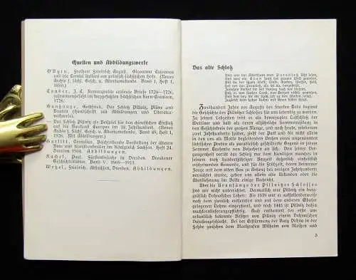 Ganßauge Geschichtliche Wanderfahrten Nr. 27 Geschichte Pillnitzer Schloss 1932