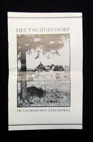 EZV Deutschneudorf im Sächsischen Erzgebirge 1928 Tourismus Erholung Empfehlung