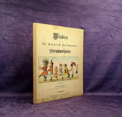 Melodien zu Dr. Heinrich Hoffmanns Struwwelpeter um 1910 3 montierte Bilder