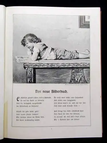 Hermann Kaulbach Bilderbuch um 1910 Kinderbücher Kinderliteratur Lyrik