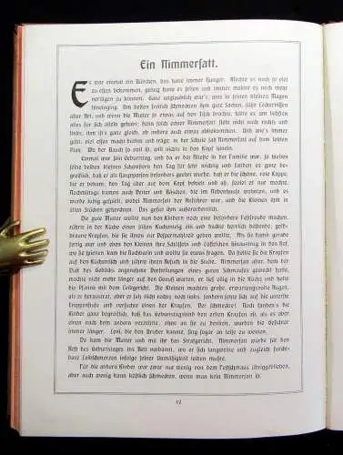 Hermann Kaulbach Bilderbuch um 1910 Kinderbücher Kinderliteratur Lyrik