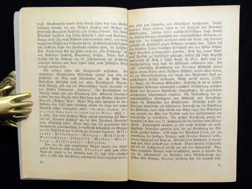 Scheiblich Geschichtliche Wanderfahrten Nr. 2 Von alten Wegen Dresden 1930