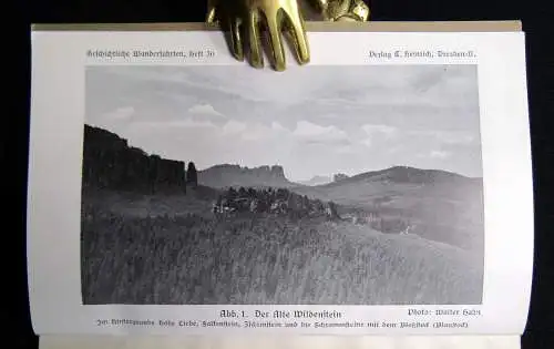 Beschorner Geschichtliche Wanderfahrten Nr. 30 Die sächsische Schweiz 1933