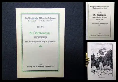 Grafe Geschichtliche Wanderfahrten Nr. 32 Die Grabentour 1933 Landeskunde