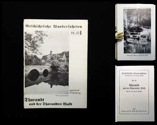 Mielsch Geschichtliche Wanderfahrten Nr. 43 Tharandt 1935 Landeskunde