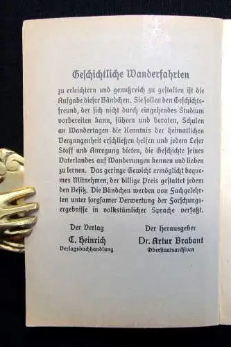 Mörtzsch Geschichtliche Wanderfahrten Nr. 5 Eine Elbwanderung 1930 Landeskunde