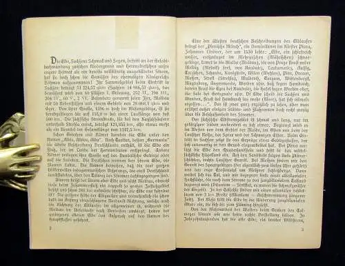 Mörtzsch Geschichtliche Wanderfahrten Nr. 5 Eine Elbwanderung 1930 Landeskunde