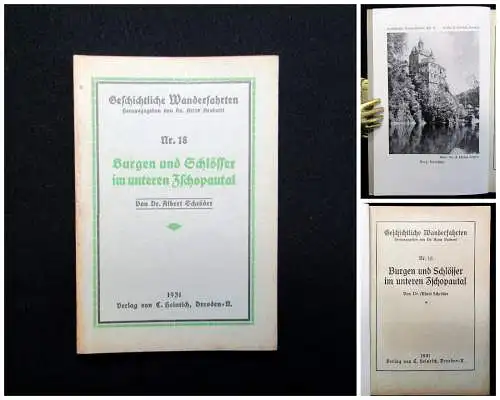 Schröder Geschichtliche Wanderfahrten Nr. 18 Burgen und Schlösser 1931